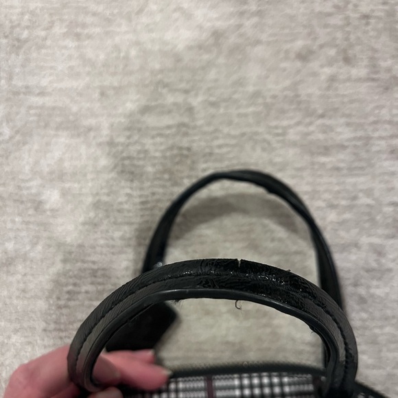 Coach Peyton Cora Glen Plaid Dome Satchel F33319 | Dark Academia Goth Old Money - Picture 4 of 8